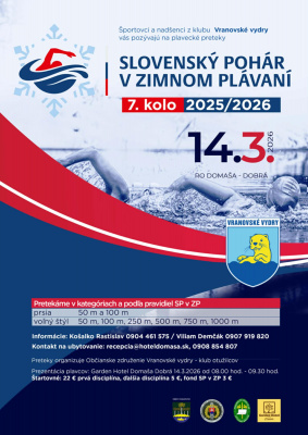 Slovenský pohár - zimné plávanie Domaša